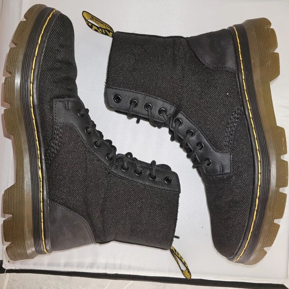 Doc Martens Black Canvas Ankle 